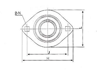 Cast iron seat with chrome steel bearings (stamping diamond seat)